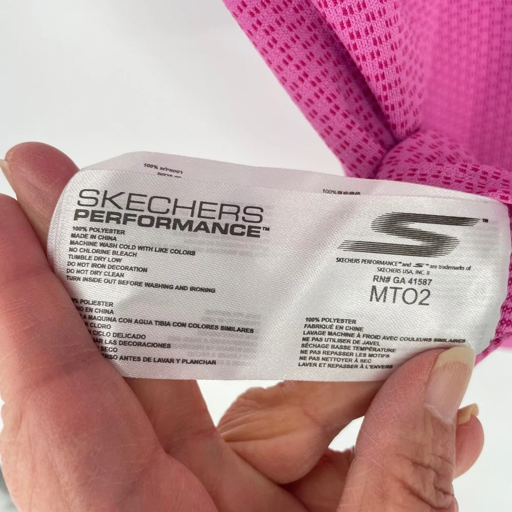 Skechers Go Golf Polo Shirt Men's‎ Small Pink Festival Fuchsia NWT Dick's Open